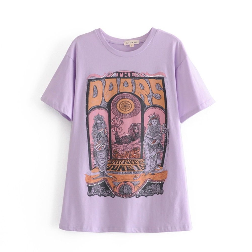 The Doors Tee T-shirt Band Tee Graphic Tshirt
